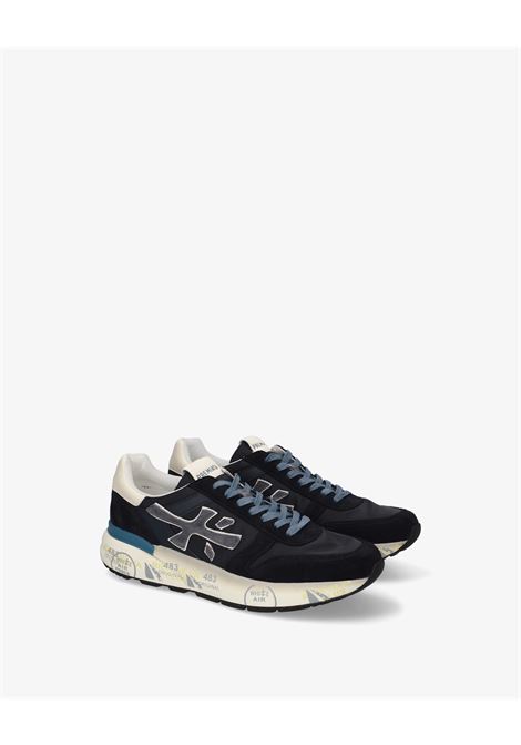 Sneakers Premiata Mick 7716 in pelle e nylon blu PREMIATA | Scarpe | MICK VAR7716